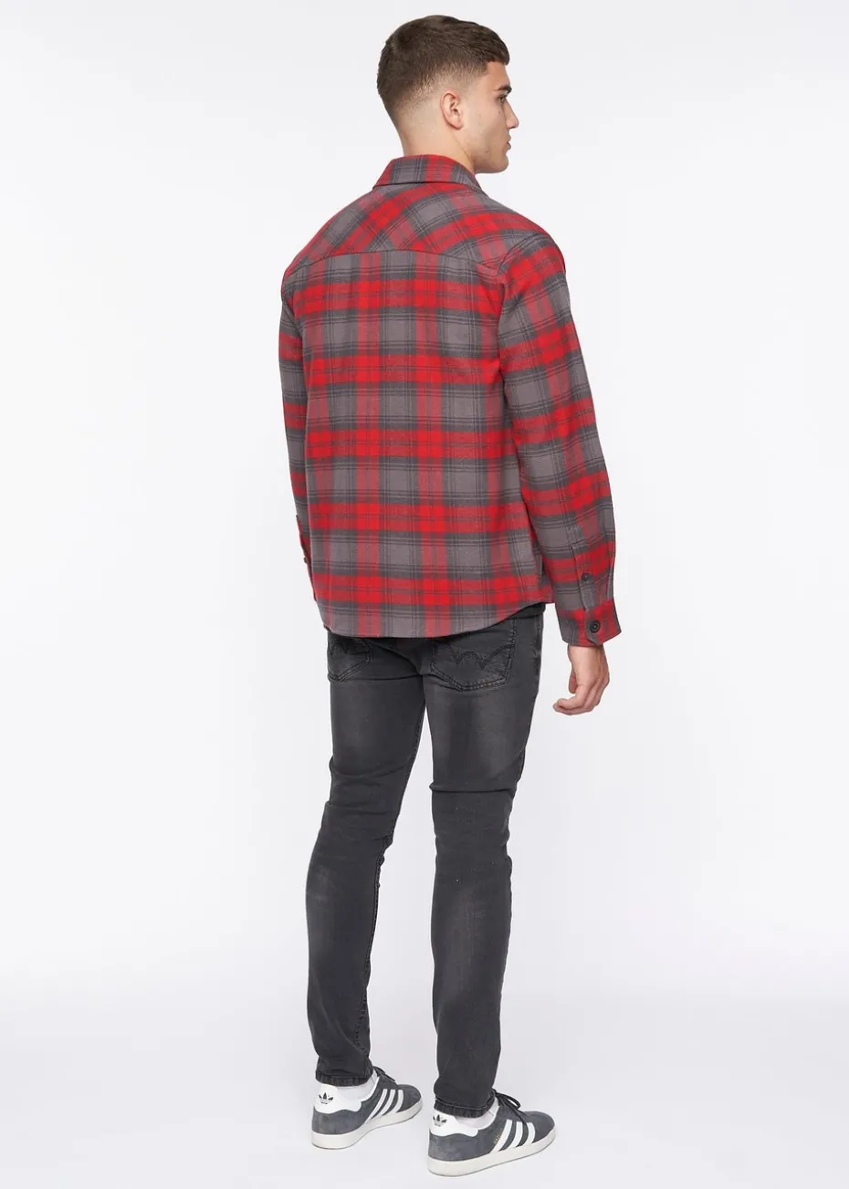 Duck & Cover Red Willington Overshirt