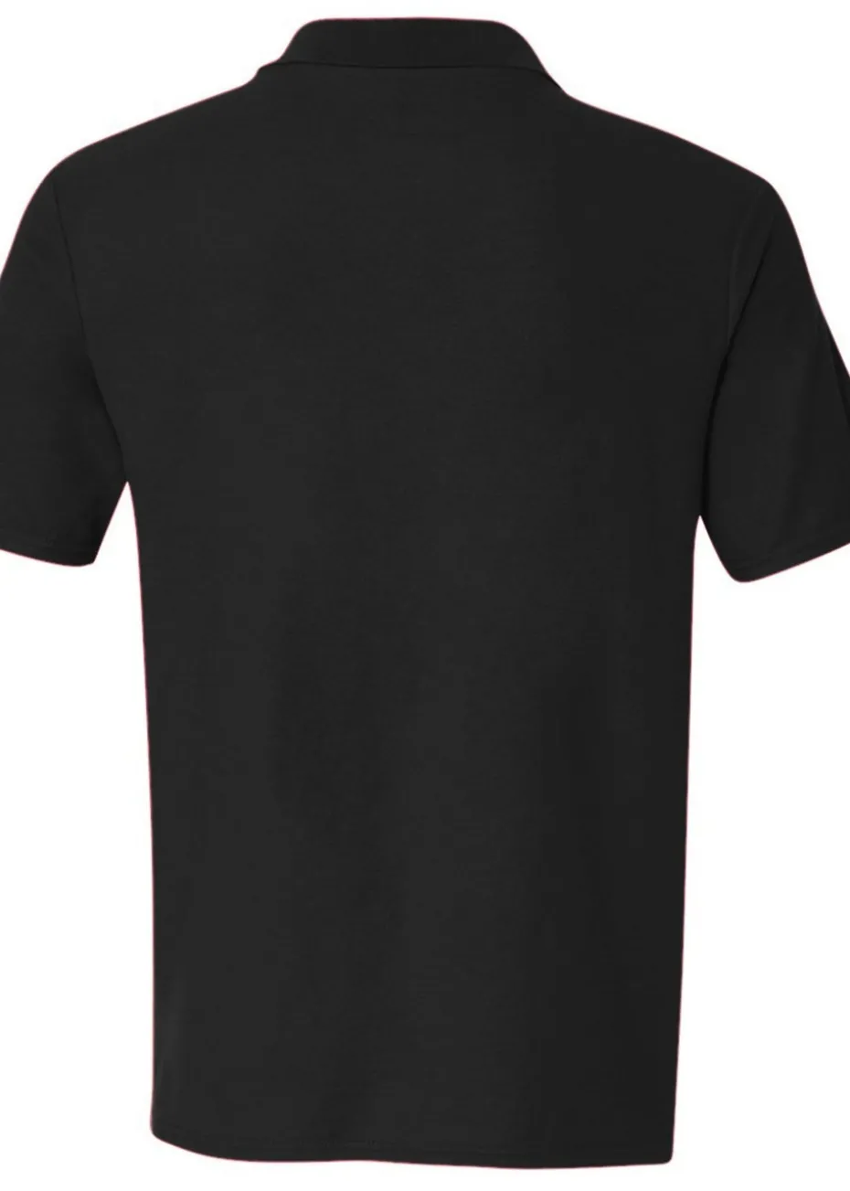 Duke Black Grant Pique Kingsize Polo Shirt