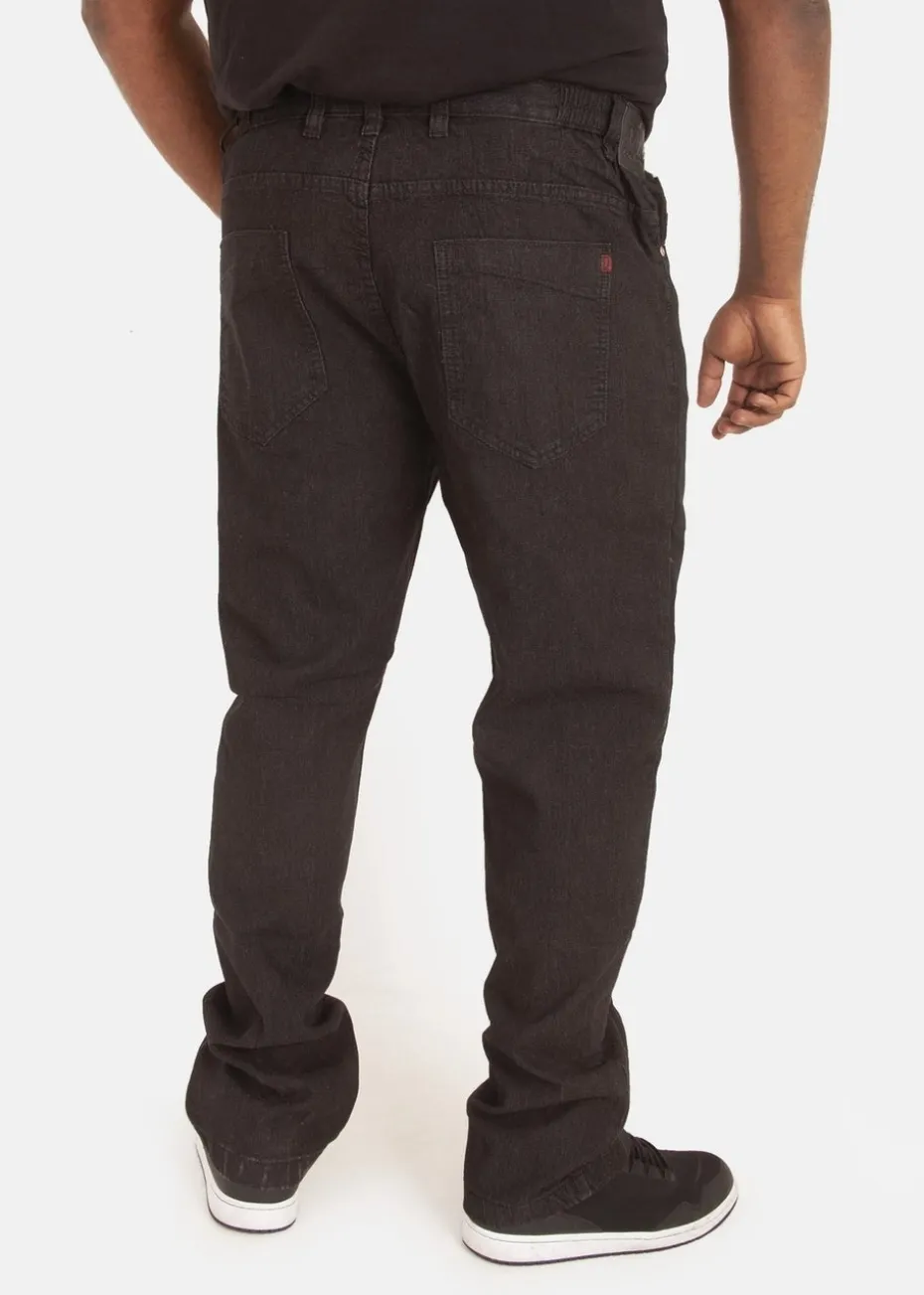 Duke Black London Kingsize Balfour Comfort Fit Stretch Jeans