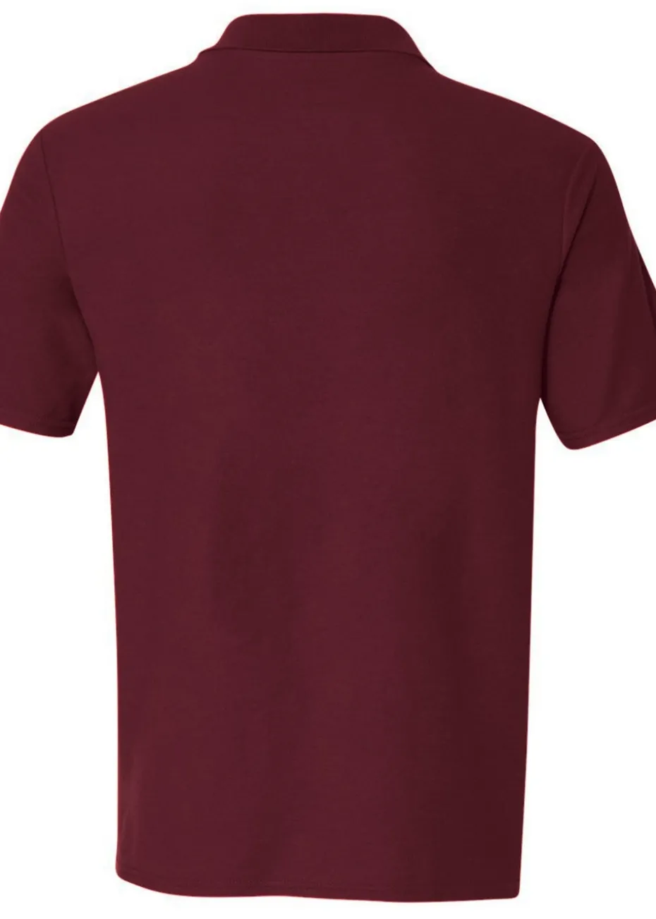 Duke Maroon Grant Pique Kingsize Polo Shirt