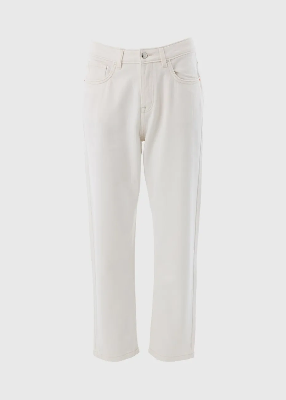 Ecru Mom Jeans