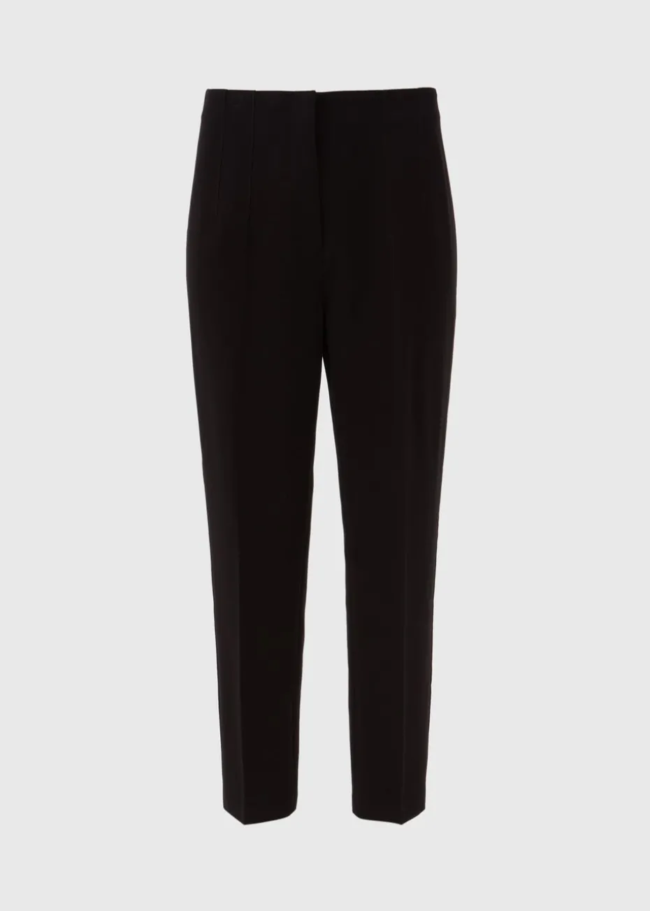 Et Vous black Short Length Tapered Trousers