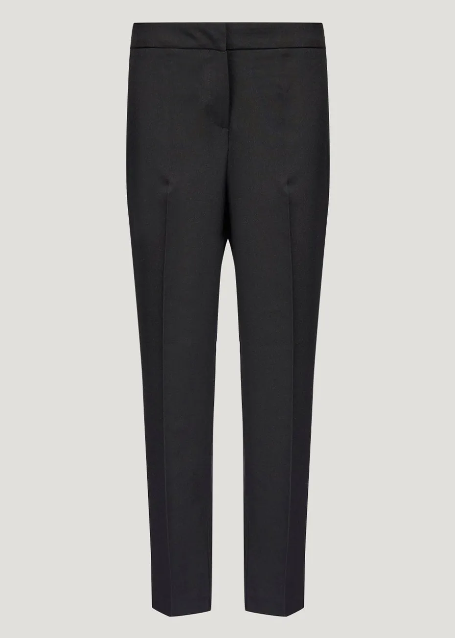 Et Vous Black Straight Fit Trousers (Long Length)