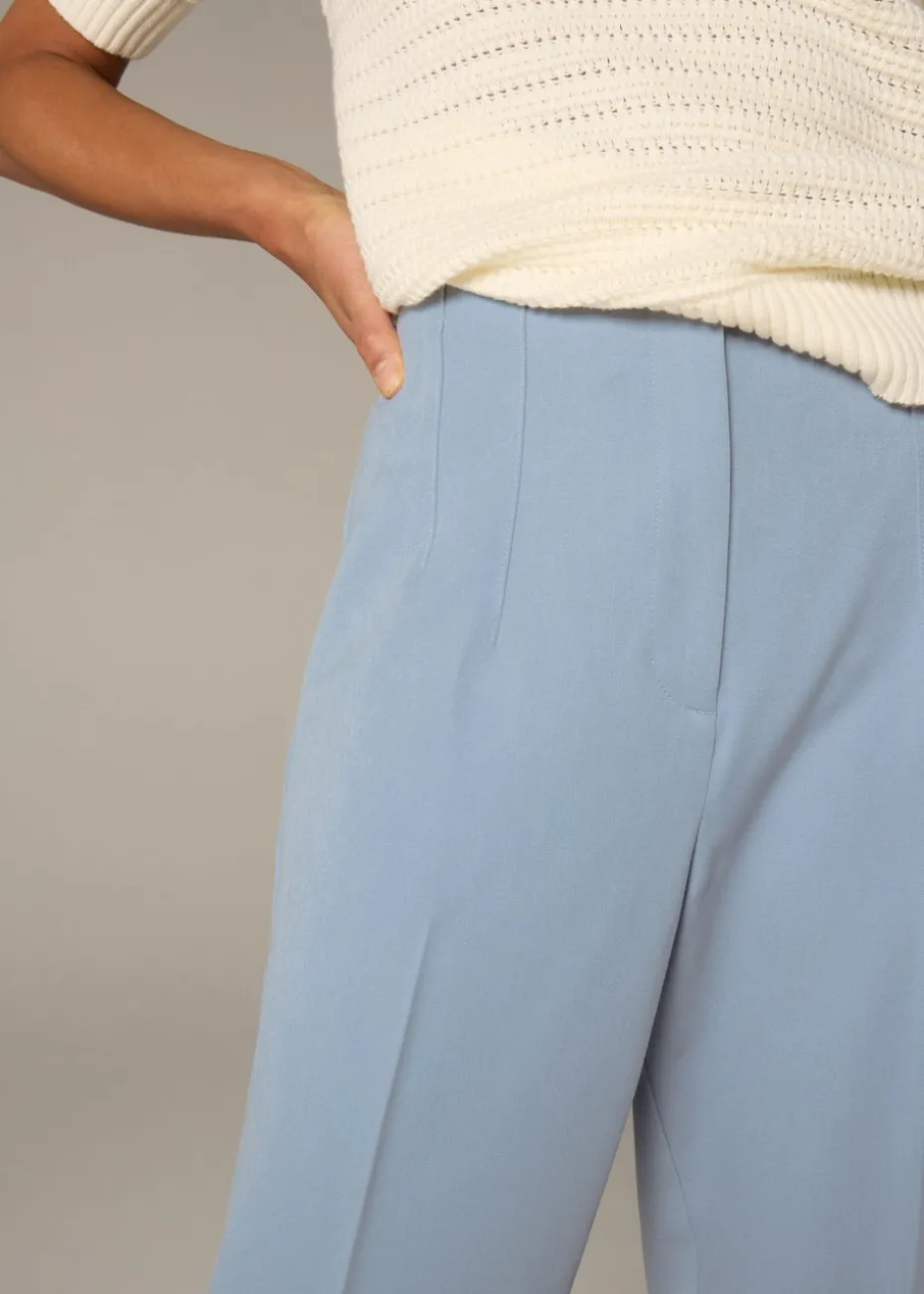 Et Vous Blue Tapered Trousers