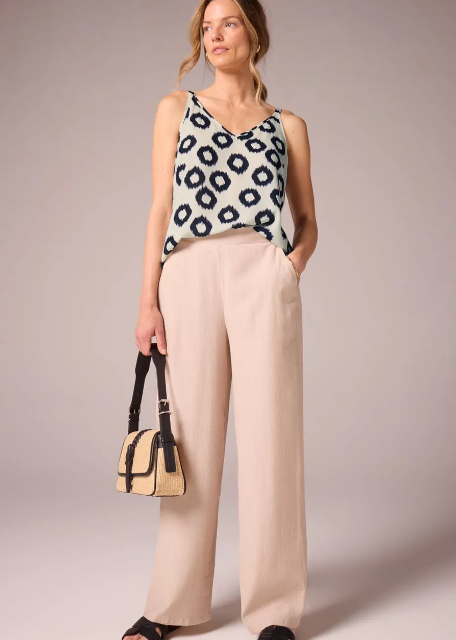 Et Vous Sage Patterned Cami Top