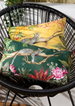Evans Lichfield Leopard Outdoor Filled Cushion (43cm x 43cm x 8cm)