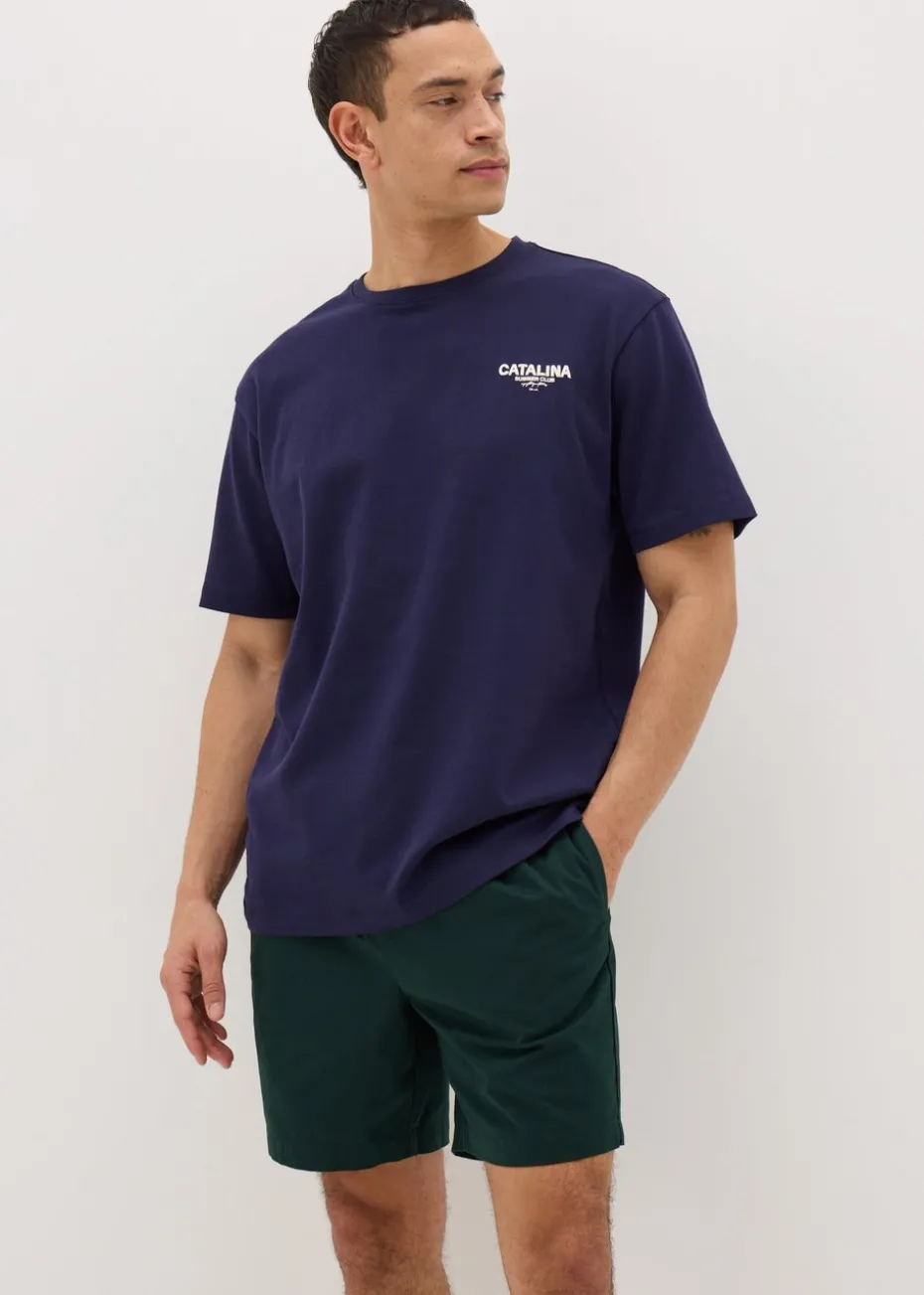 Forest Green Drawcord Chino Shorts