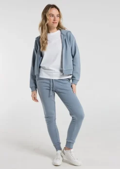 French Connection Blue Cotton Blend Slim-fit Drawstring Joggers