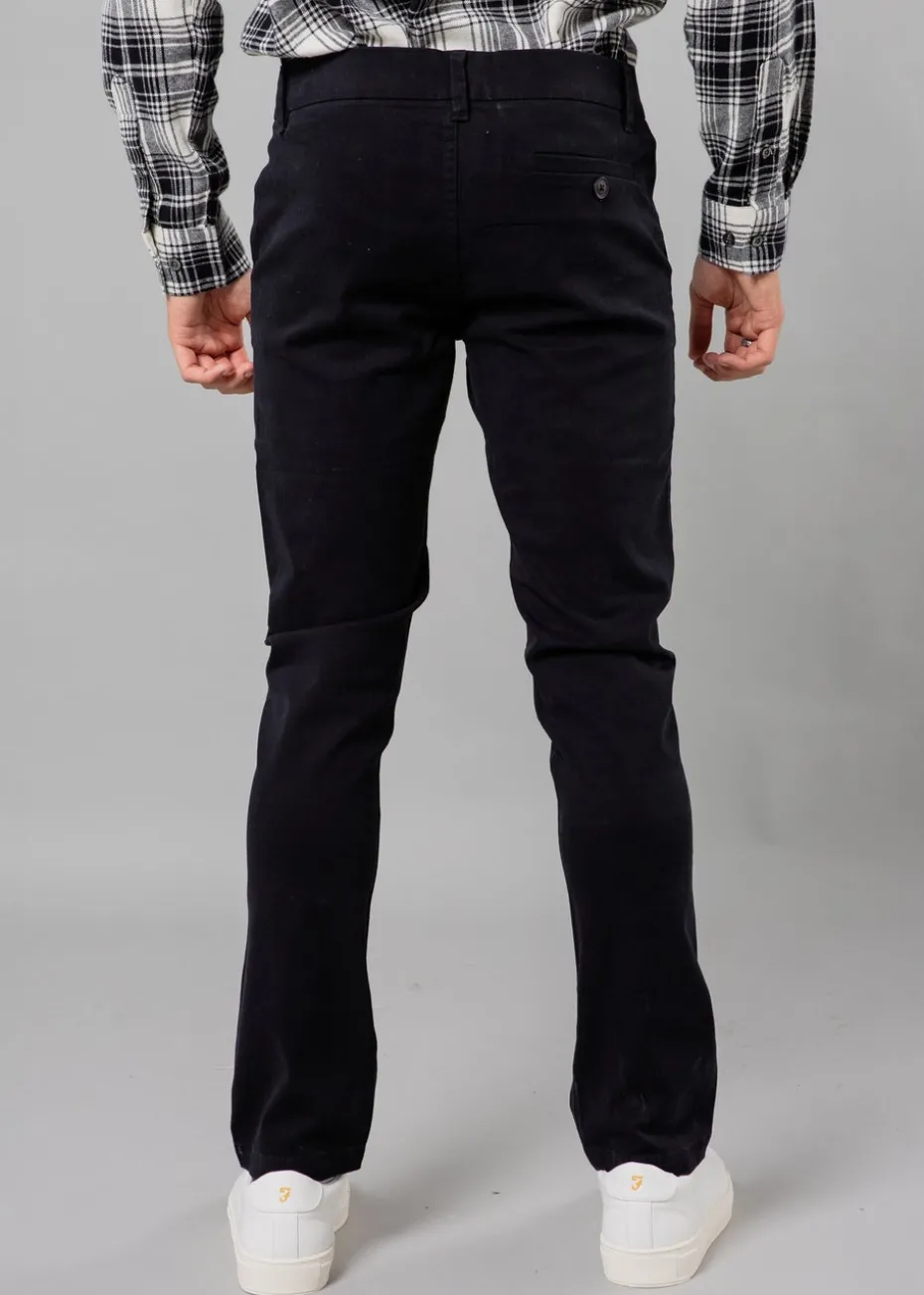 French Connection Navy Cotton Regular Fit Chino Trousers