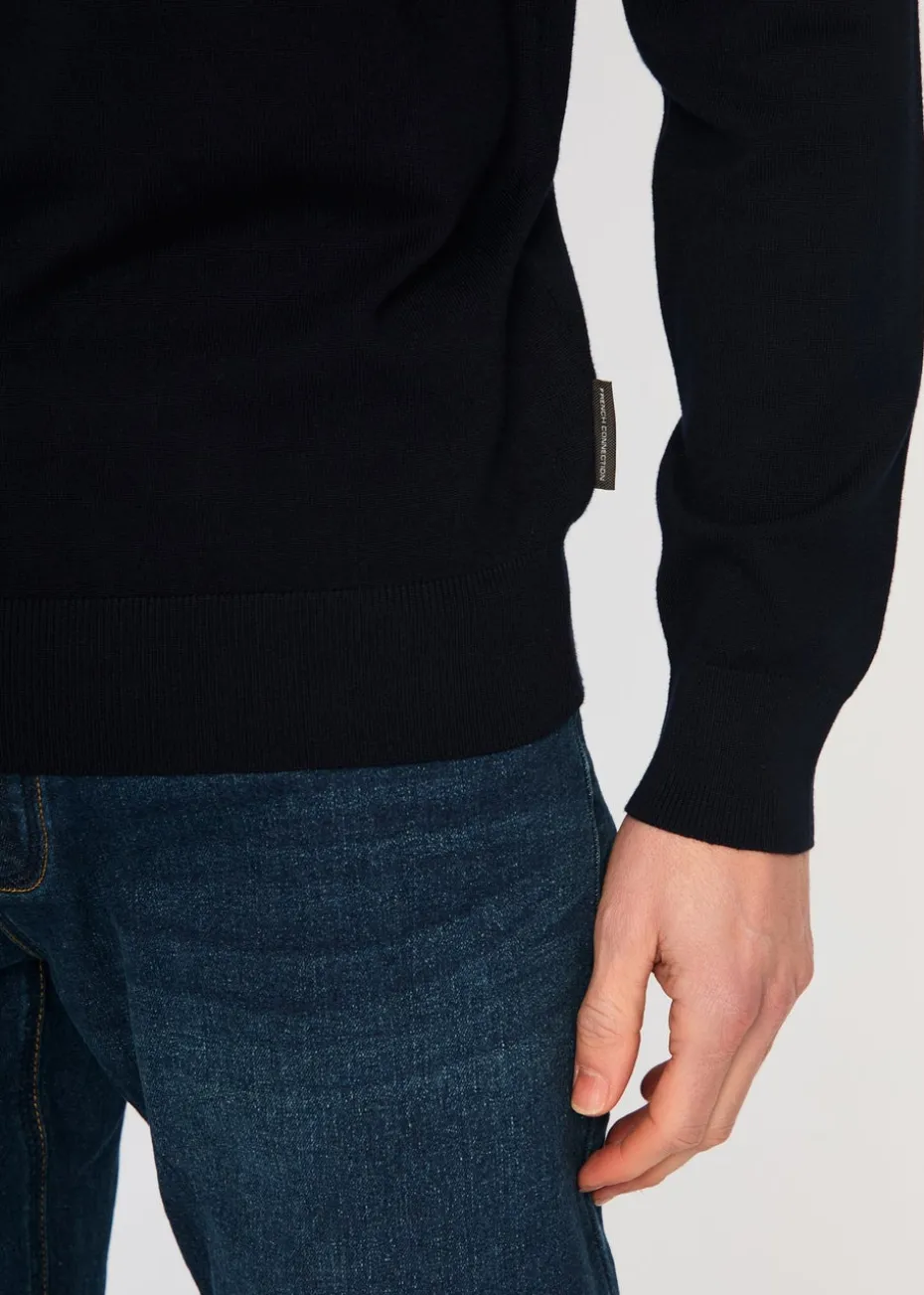 French Connection Navy Crew Neck Long Sleeve Knitted Jumper