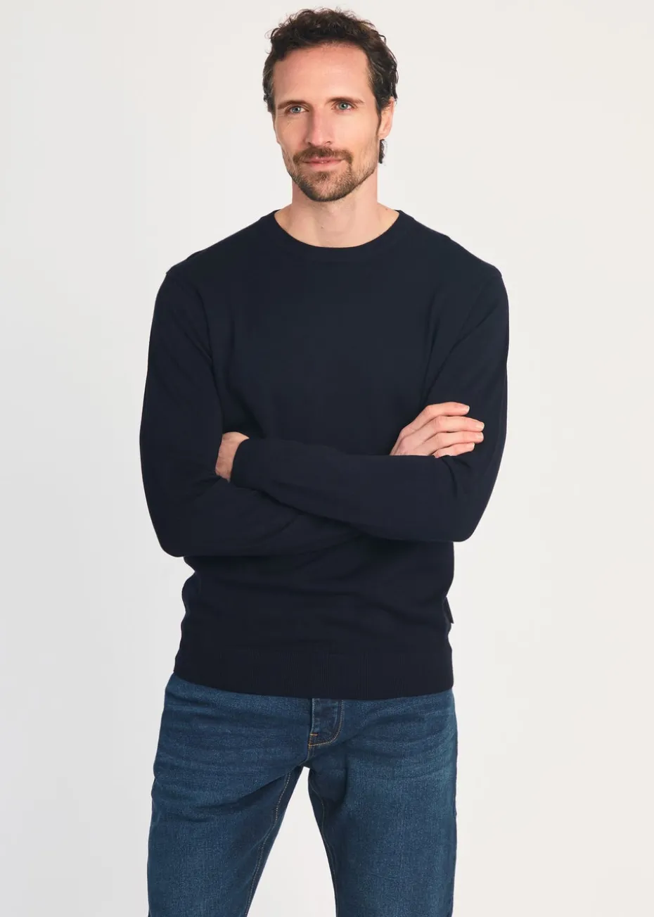 French Connection Navy Crew Neck Long Sleeve Knitted Jumper