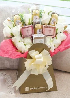 Funky Hampers Yankee Candle & Ferrero Rocher Bouquet