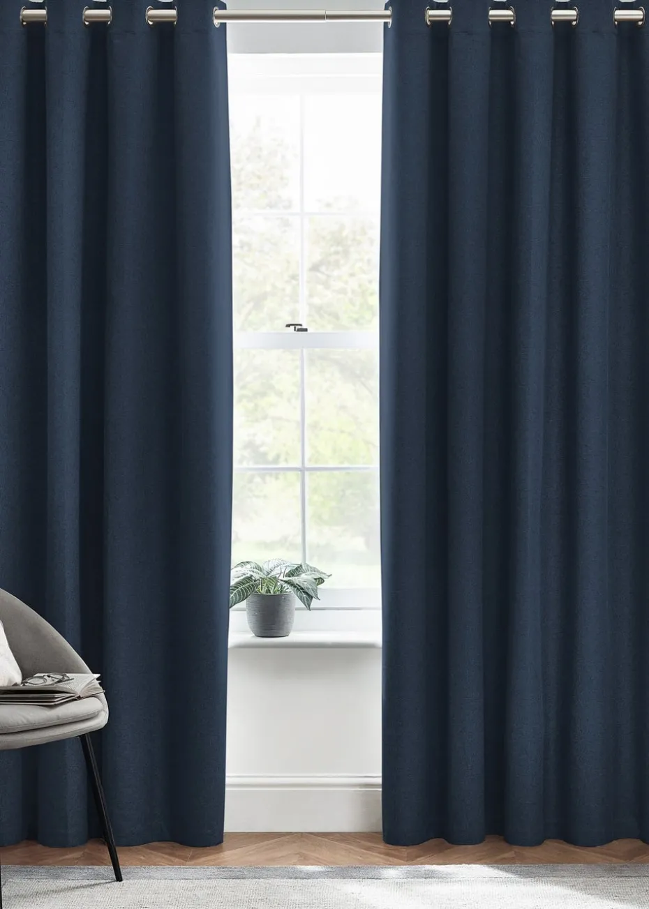furn. Dawn 100% Blackout Thermal Eyelet Curtains