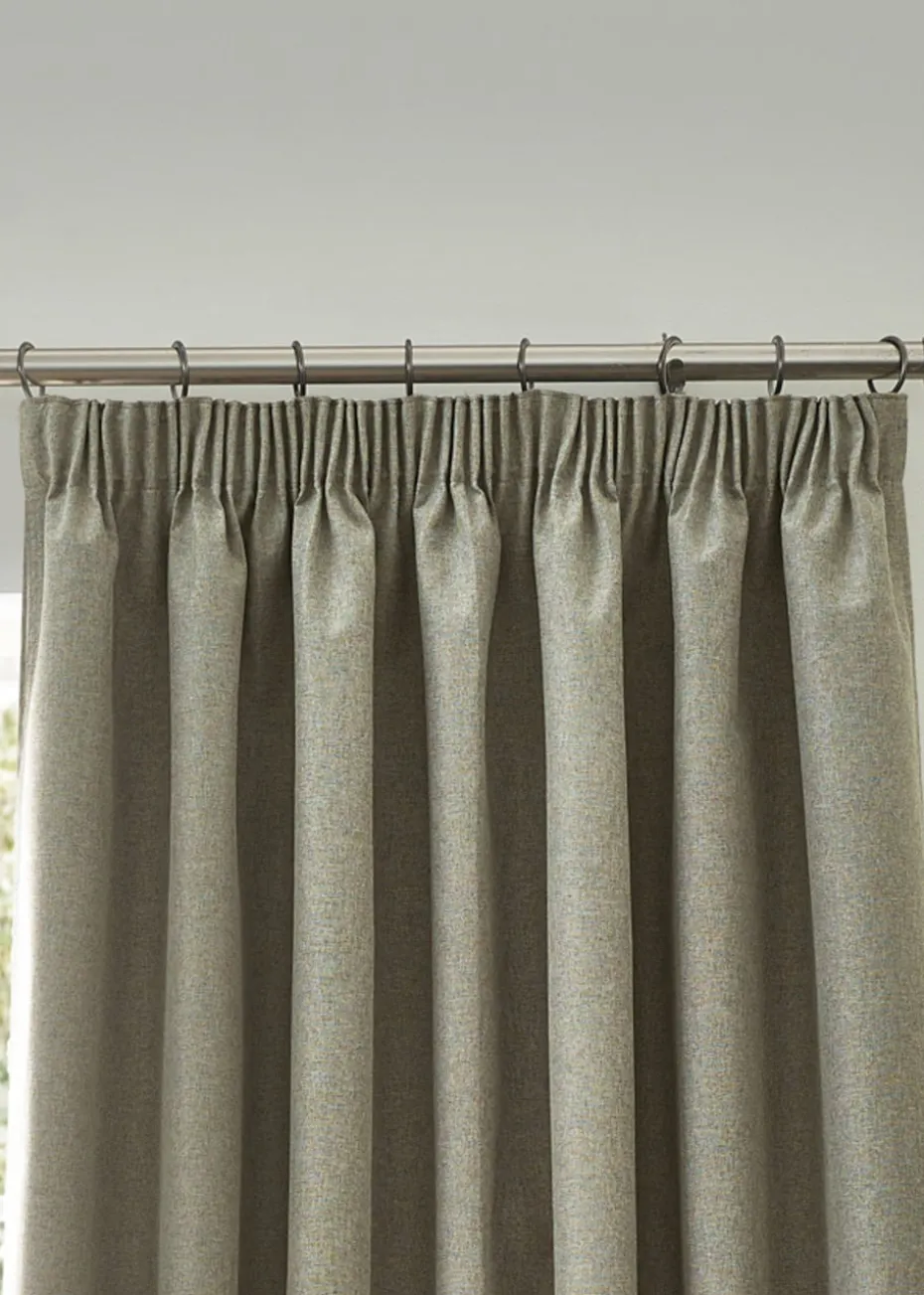 furn. Dawn 100% Blackout Thermal Pencil Pleat Curtains