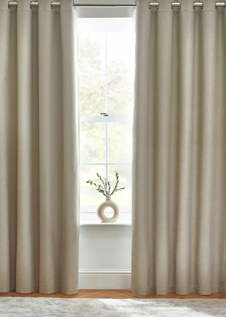 furn. Dawn 100% Blackout Thermal Eyelet Curtains