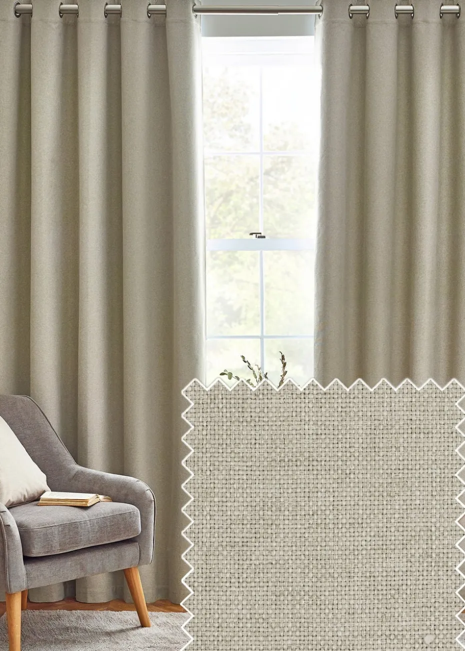furn. Dawn 100% Blackout Thermal Eyelet Curtains