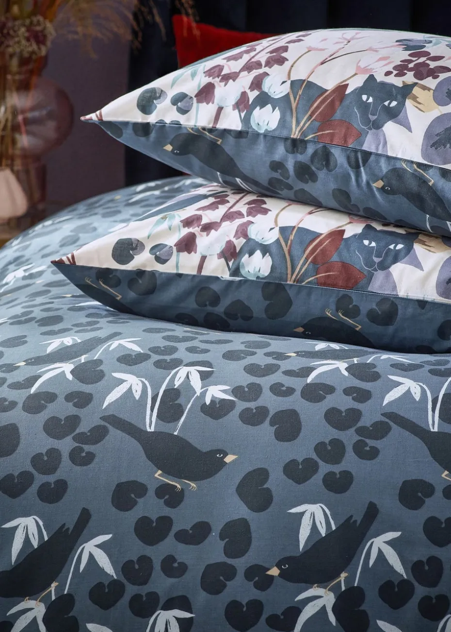 furn. Midnight Panther Exotic Duvet Cover Set
