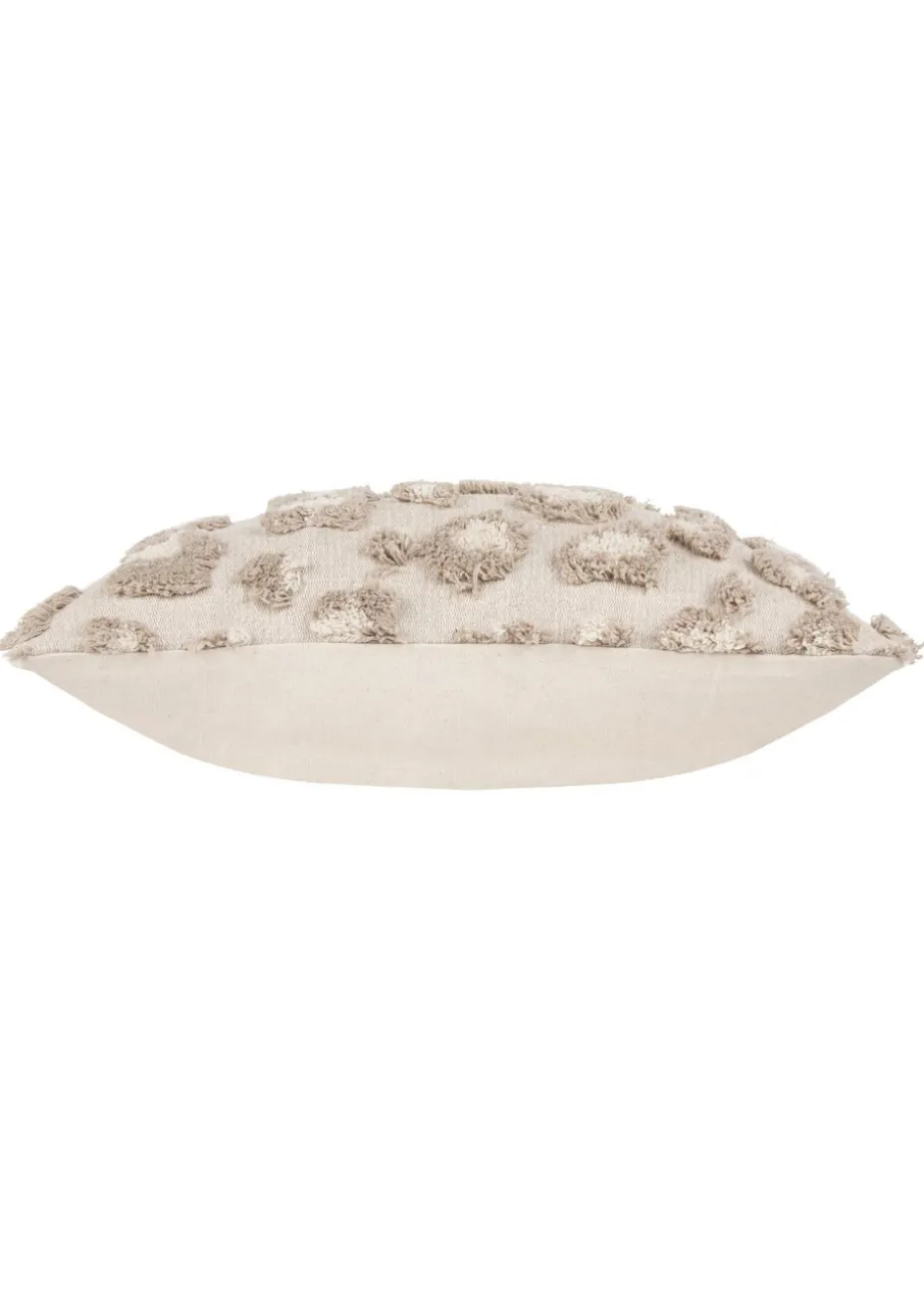 furn. Natural Maeve Tufted Cotton Filled Cushion (30cm x 50cm)