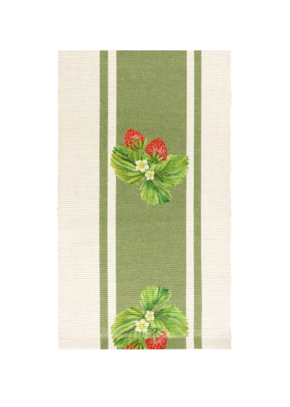 furn. Strawberry Table Runner (180 x 35cm)