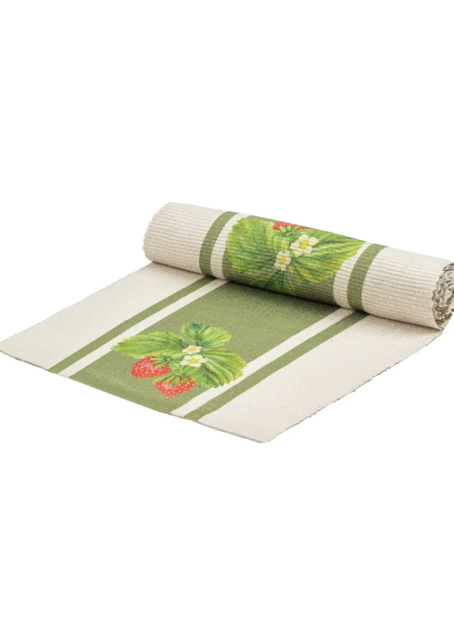 furn. Strawberry Table Runner (180 x 35cm)