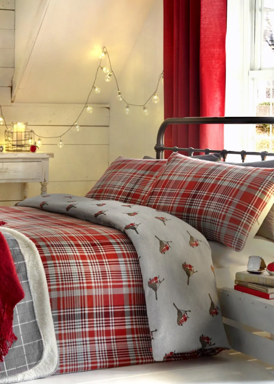 Fusion Christmas Robin Duvet Cover