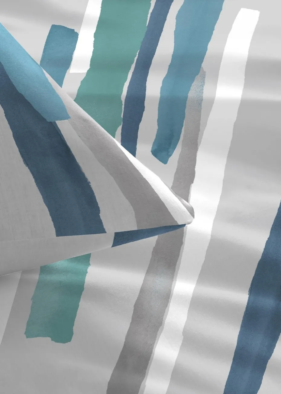 Fusion Clifton Blue Duvet Cover Set