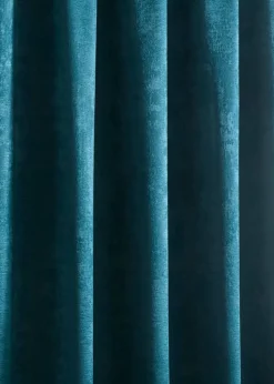 Fusion Galaxy Dim out Woven Green Pencil Pleat Curtains