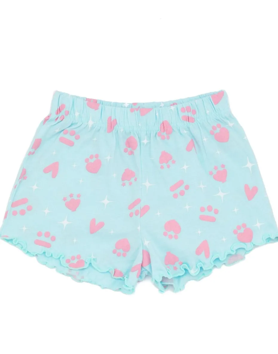 Gabbys Dollhouse Kids Blue Shortie Pyjamas (2-6 Years)