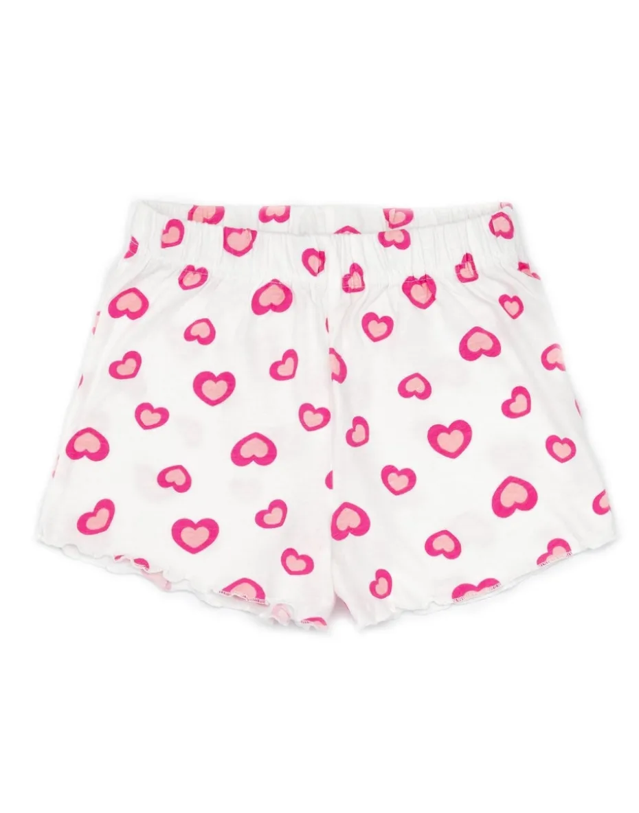 Gabbys Dollhouse Kids White Shortie Pyjamas (2-6 Years)