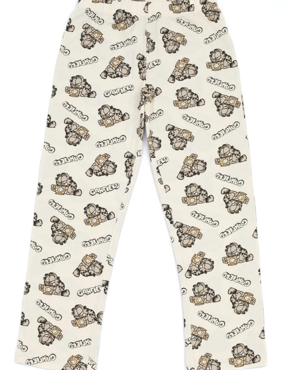 Garfield Green Short Sleeve Long Leg Pyjama Set