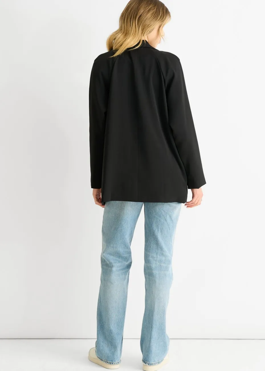 Gini London Black Oversized Tailored Blazer