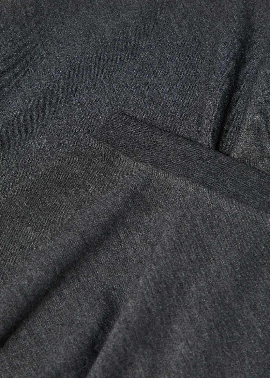 Girls 2 Pack Grey Jersey School Skirts (4-13yrs)