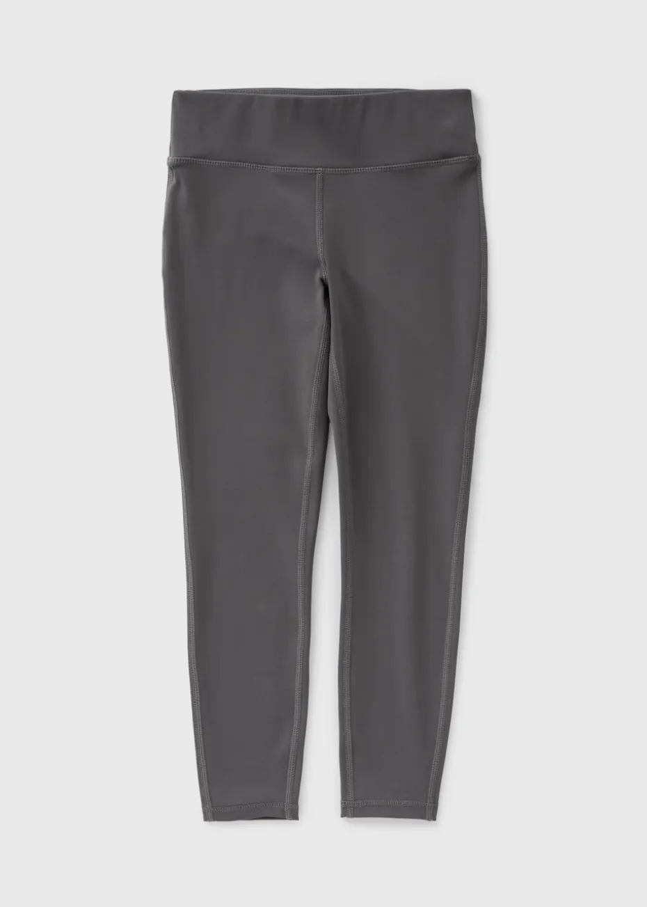 Girls Charcoal Sports Leggings (7-15yrs)