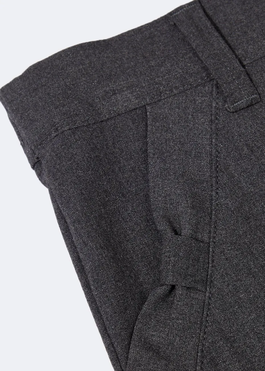Girls Grey Slim Fit School Trousers (3-13yrs)