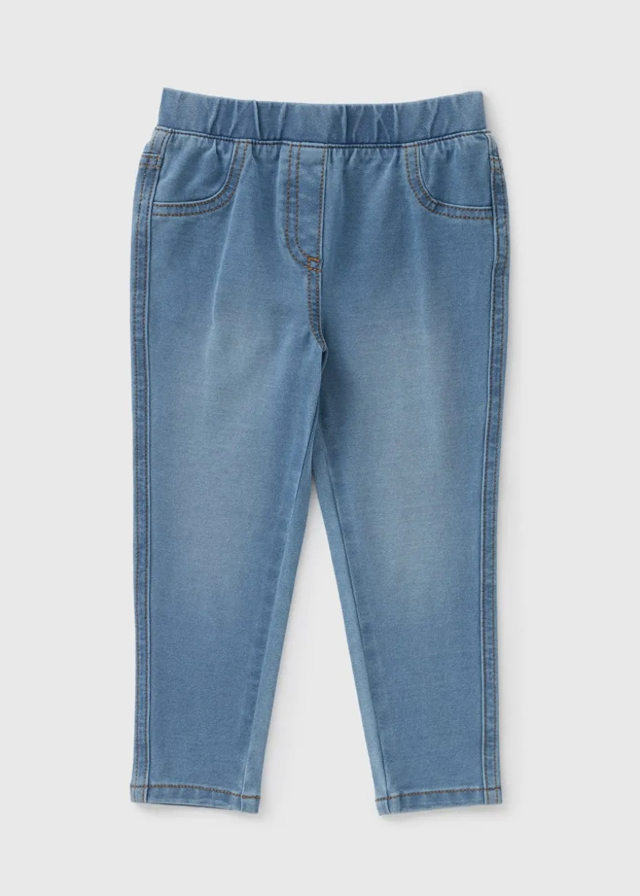 Girls Light Blue Jeggings (1-7yrs)