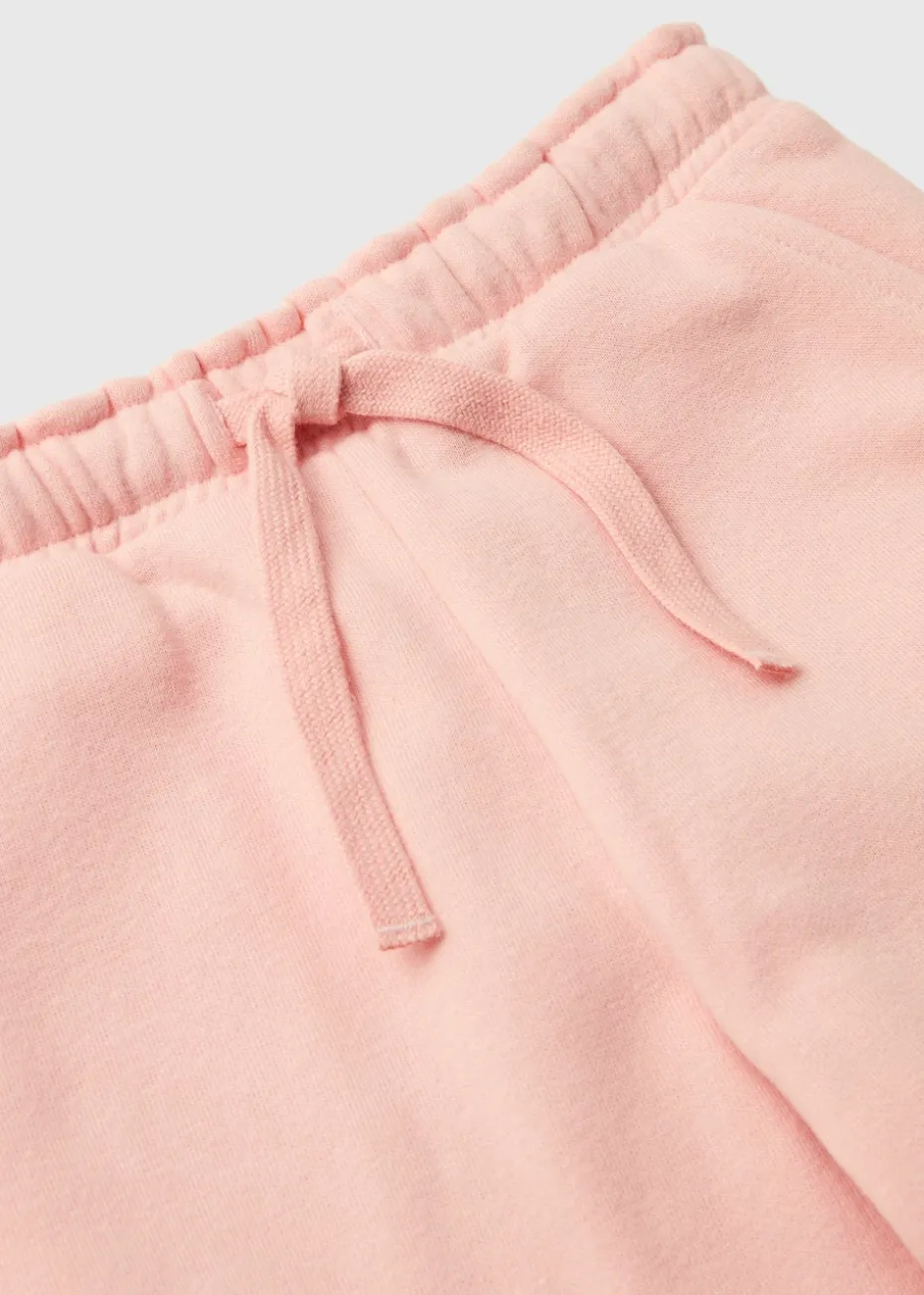 Girls Light Pink Joggers (1-7yrs)