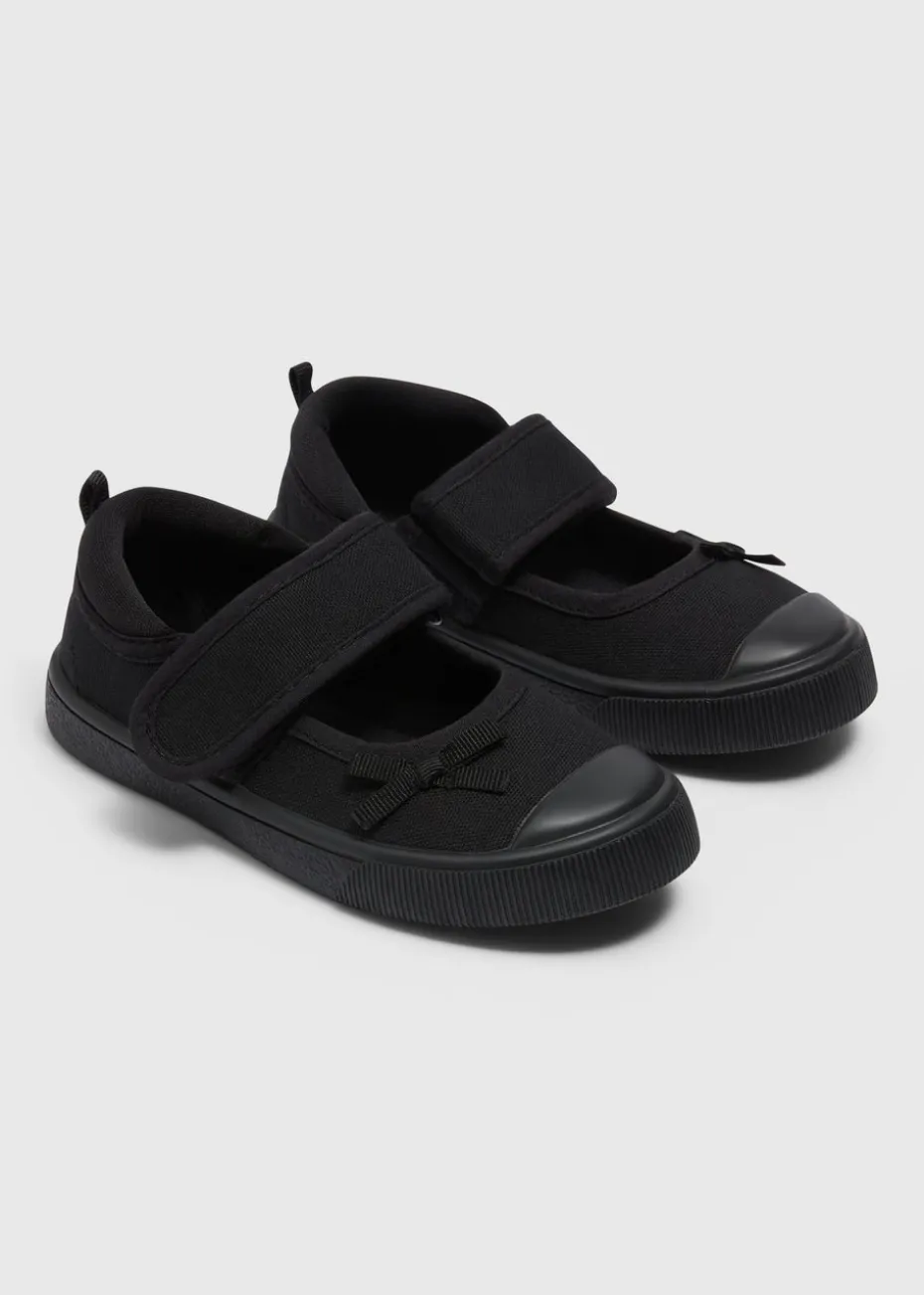 Girls Mary Jane Plimsoll Pumps (Younger 7-Older 3)