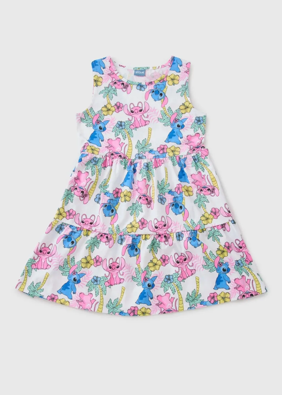 Girls Stitch Multicolour Tiered Dress (4-13yrs)