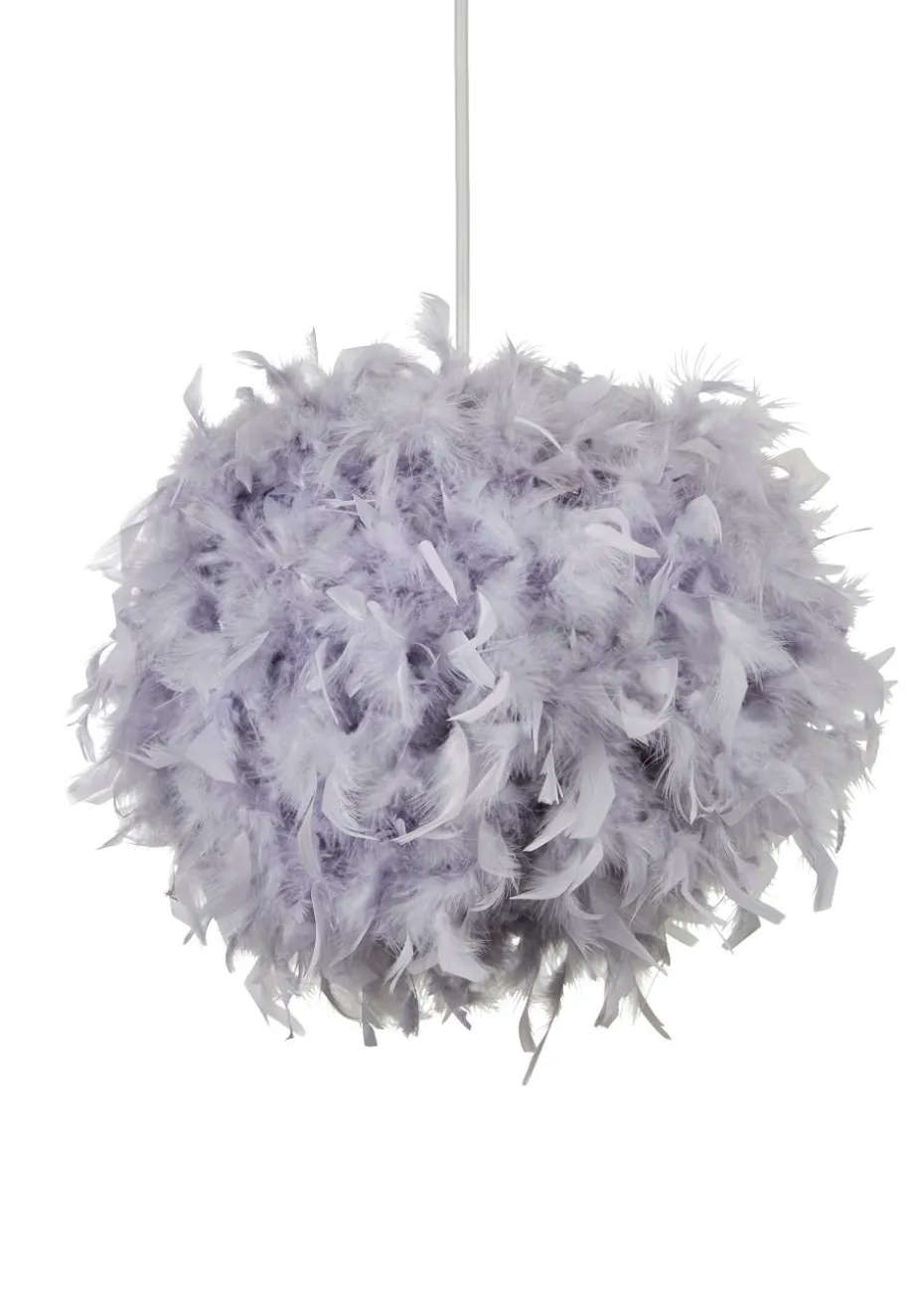 Glow Feather Shade Grey (30cm x 40cm)