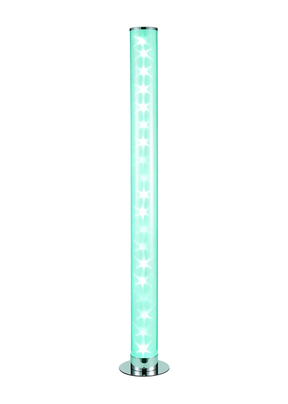 Glow LED Galaxy Cylinder Floor Lamp with Remote Control (99.5cm x 15cm)