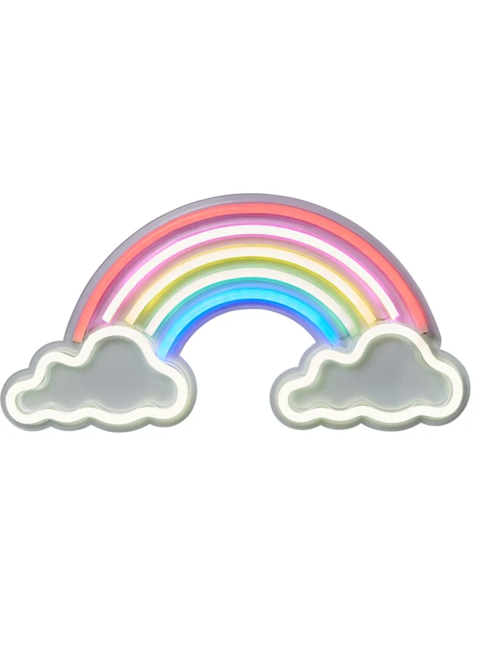 Glow Rainbow & Cloud Neon Light (20cm x 40cm)