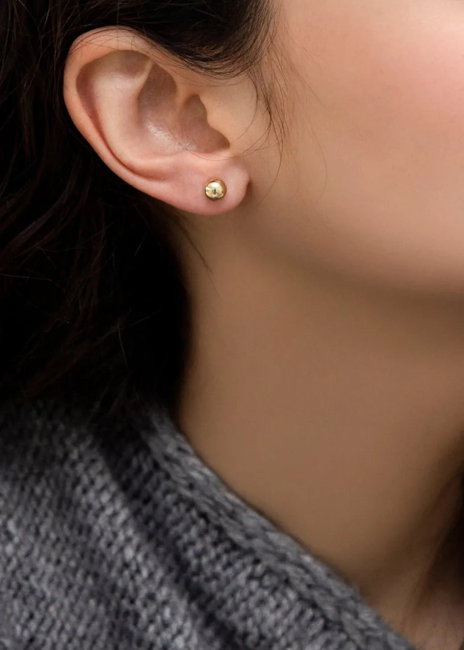 Golden Moments 9ct Yellow Gold Polished Ball Stud Earrings