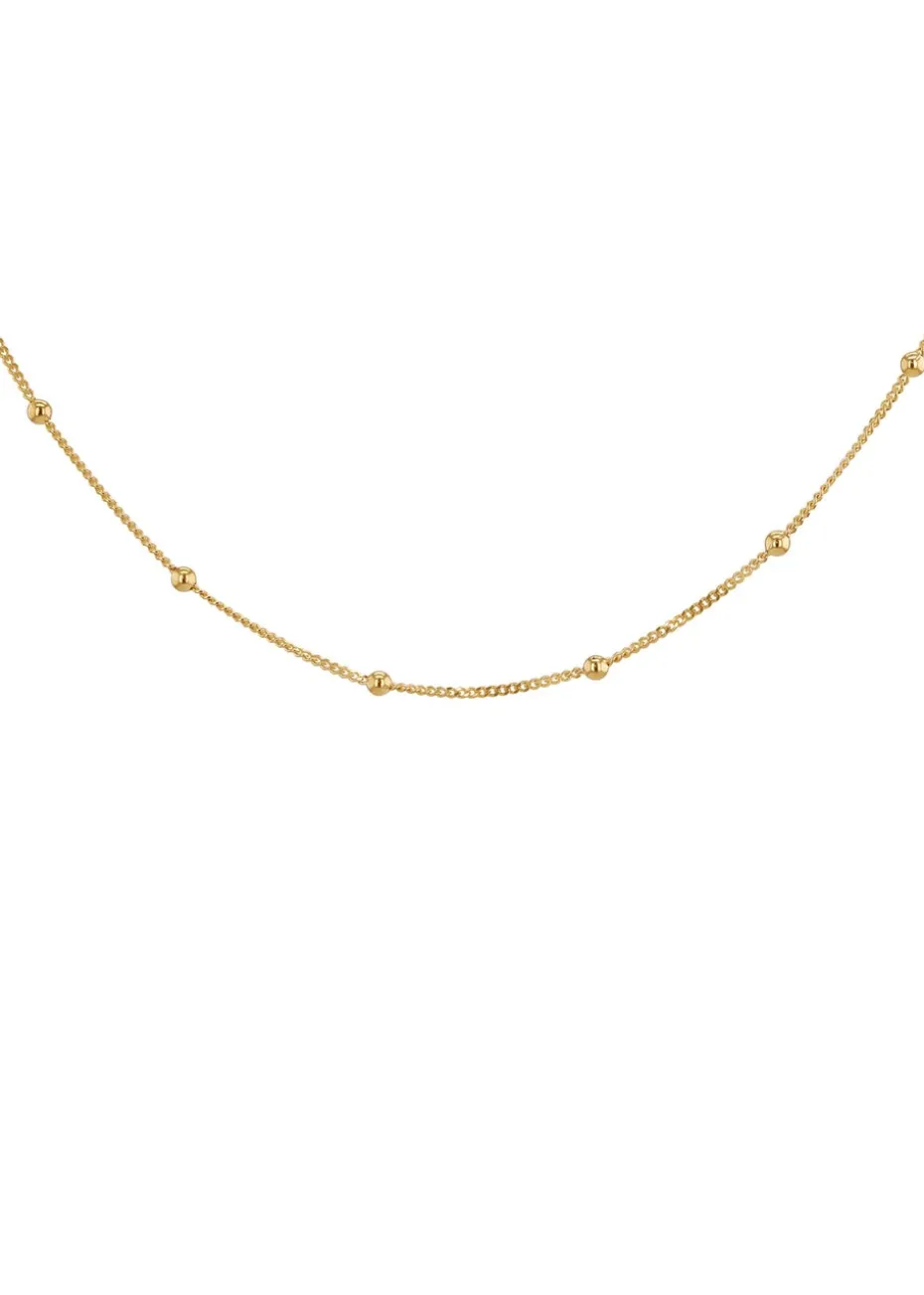 Golden Moments 9ct Yellow Gold Curb and Ball Chain