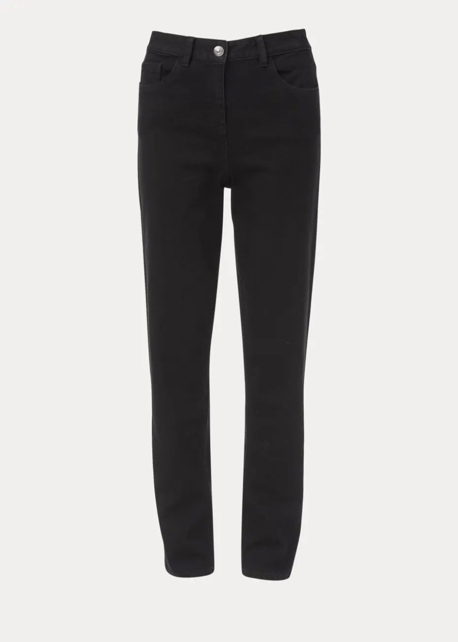 Grace Black Straight Fit Jeans