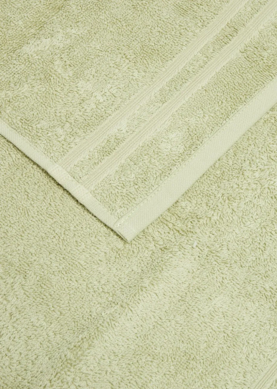 Green 100% Egyptian Cotton Face Cloth