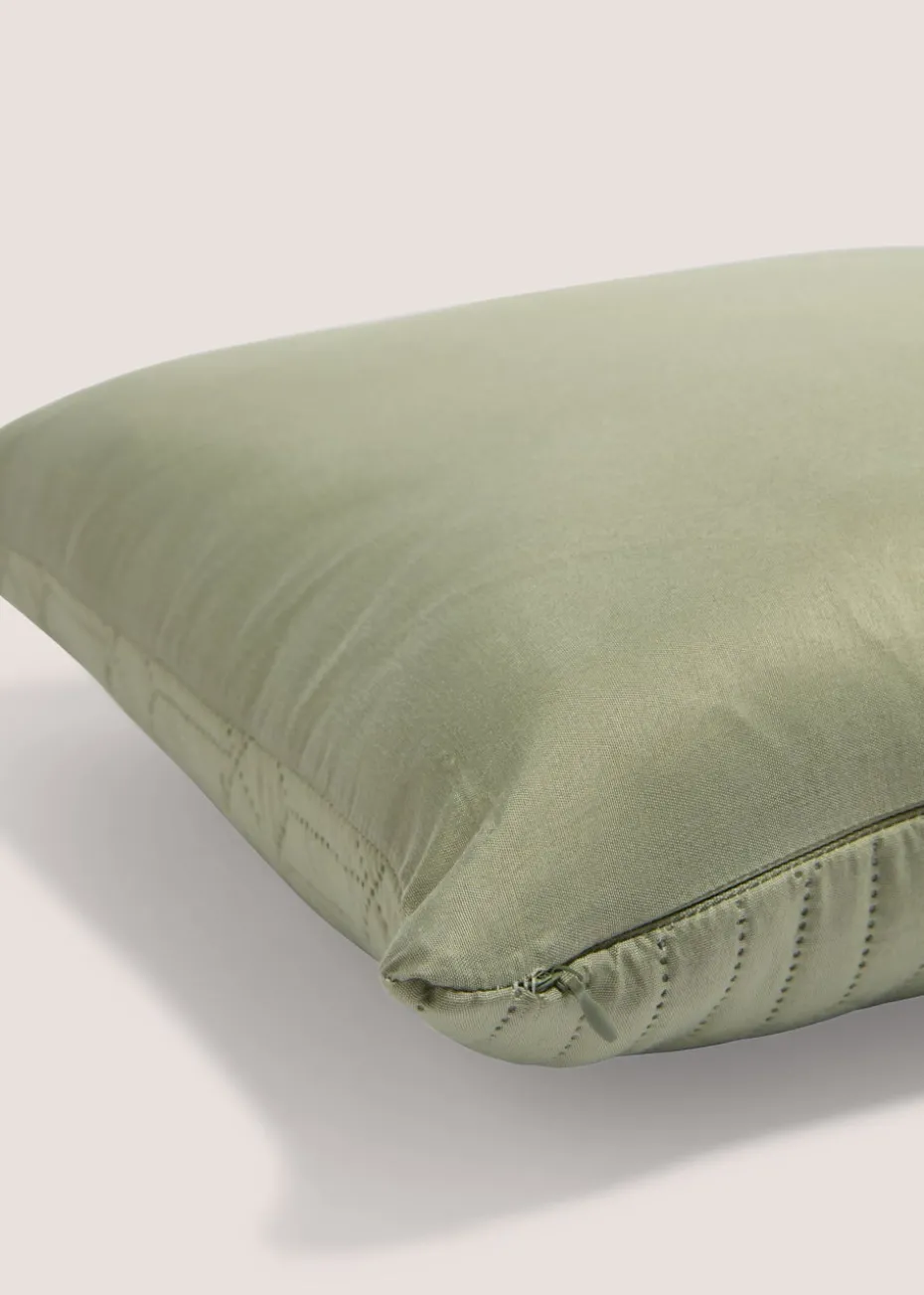 Green Geo Pinsonic Bedspread (235cm x 235cm)