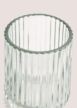 Green Glass Soap Dispenser ( 7x 7x17.6CM)