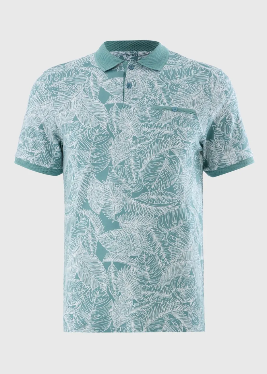 Green Leaf Polo Shirt
