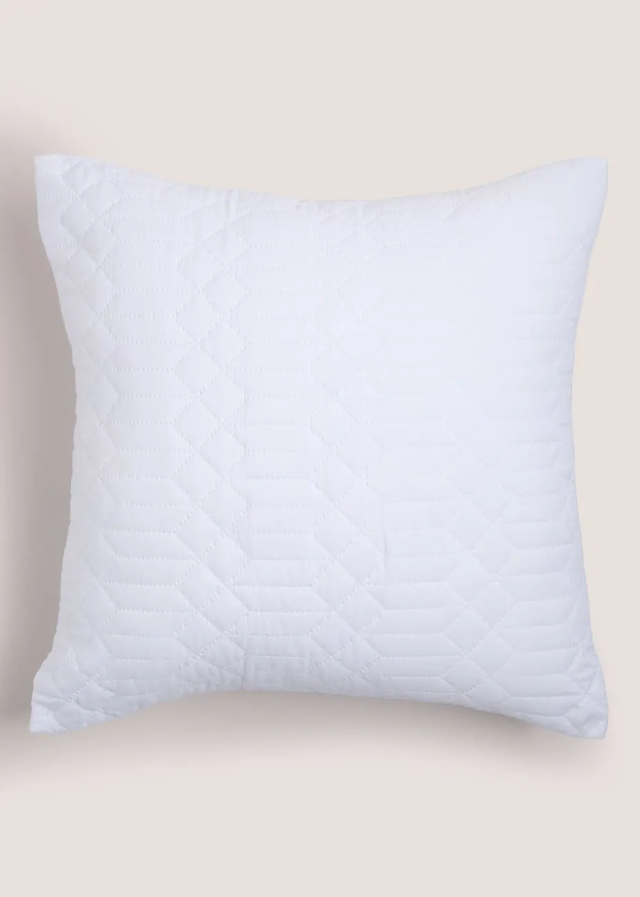 Grey Geo Pinsonic Bedspread (235cm x 235cm)