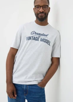 Grey Grandad Vintage Model T-Shirt